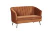 Miniaturansicht 2-Sitzer-Sofa aus Samt Alfred in Terracotta 6