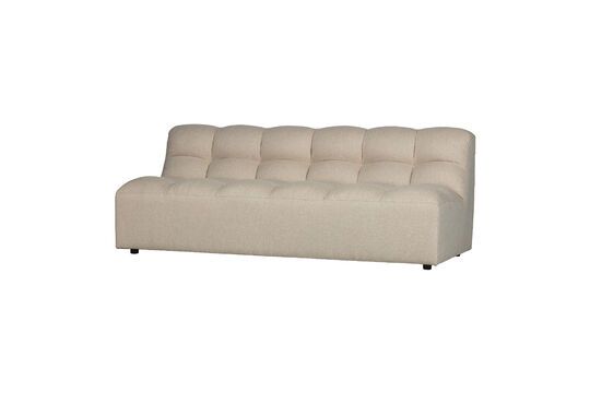 2-Sitzer-Sofa aus sandfarbenem Stoff Pepper