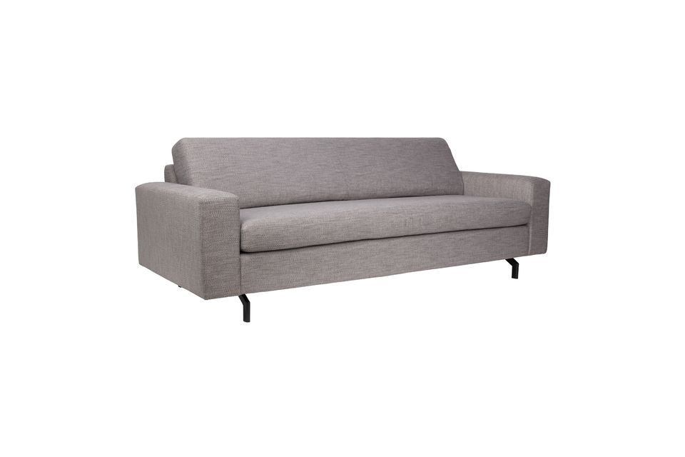 2,5-Sitzer Sofa Jean grau - 6
