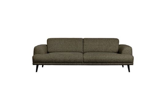 3-Sitzer-Sofa aus braunem Stoff Brush ohne jede Grenze