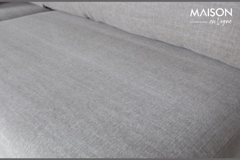 Das 3-Sitzer-Sofa Sleeve in der Farbe Grau stammt aus der Kollektion der niederländischen Marke
