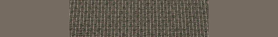 Materialbeschreibung 3-Sitzer-Sofa aus Polyester Khaki Clive