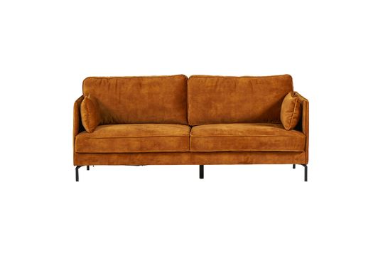 3-Sitzer-Sofa aus Samt Moven in senf 