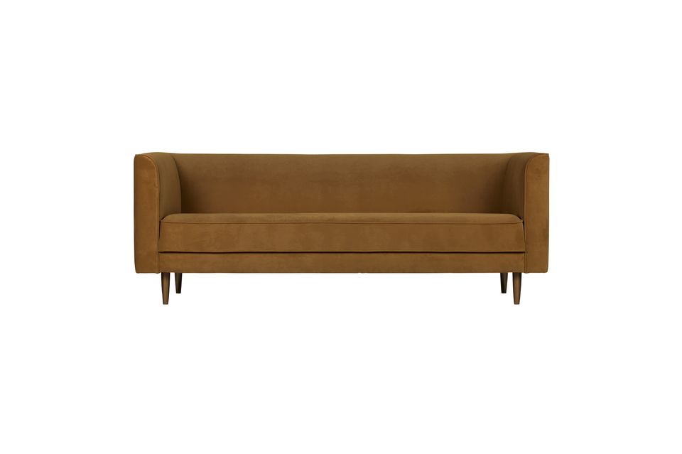 3-Sitzer-Sofa aus zimtfarbenem Samt Studio Vtwonen
