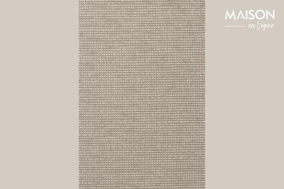 Ein beigefarbenes Stoffsofa mit Flexibilität und Eleganz.