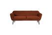 Miniaturansicht 3-Sitzer-Sofa in Terracotta-Velours Rocco 1