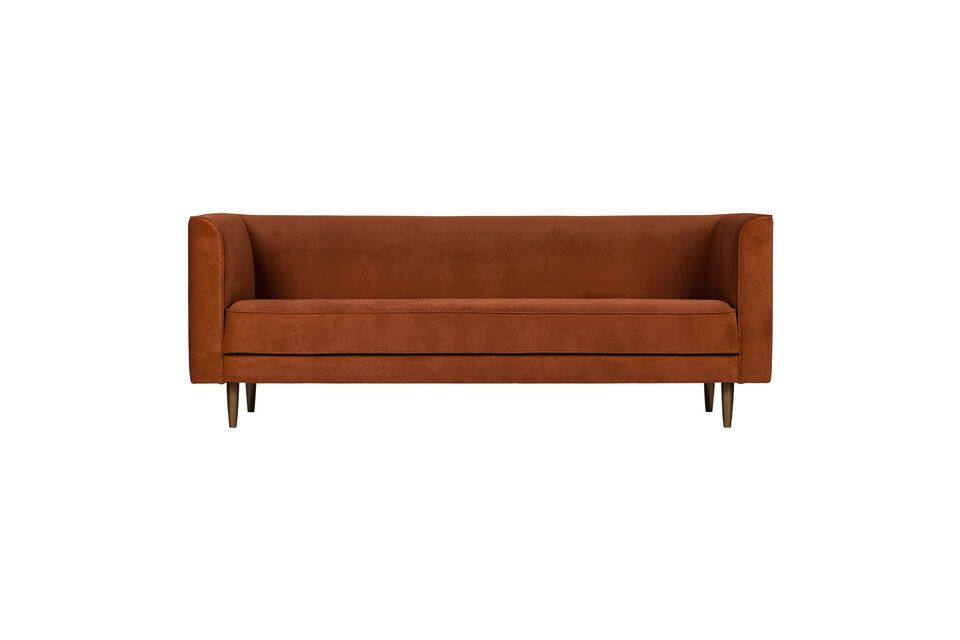 3-Sitzer-Sofa in Terracotta-Velours Studio Vtwonen