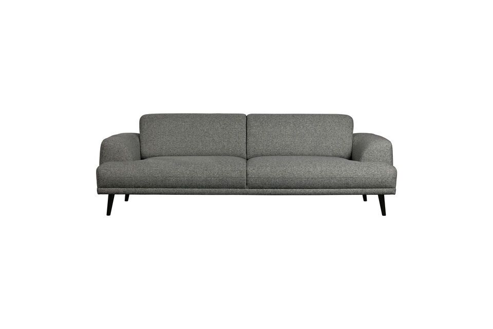 3-Sitzer-Sofa mit dunkelgrauem Stoffbezug Brush Vtwonen