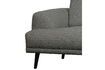 Miniaturansicht 3-Sitzer-Sofa mit dunkelgrauem Stoffbezug Brush 6