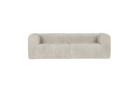 3-Sitzer-Sofa mit Stoffbezug in Off-White Bean ohne jede Grenze