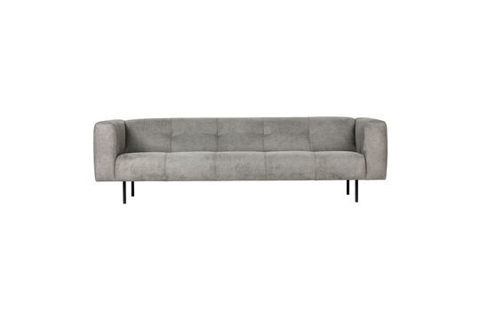 4-Sitzer-Sofa aus hellgrauem Stoff Skin ohne jede Grenze