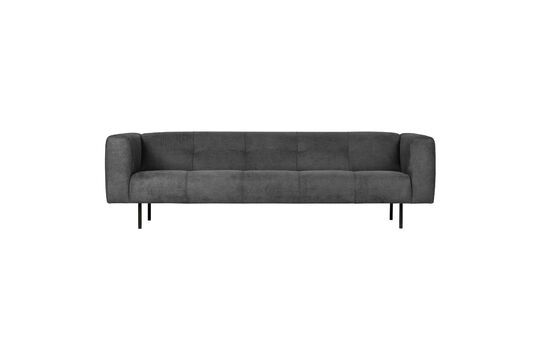 4-Sitzer-Sofa mit dunkelgrauem Stoffbezug Skin ohne jede Grenze