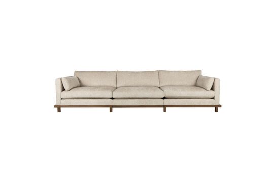 5-Sitzer-Sofa aus beigem Stoff Blossom