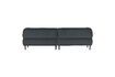 Miniaturansicht Anthrazitfarbenes 4-Sitzer-Sofa aus Velours Lloyd 4