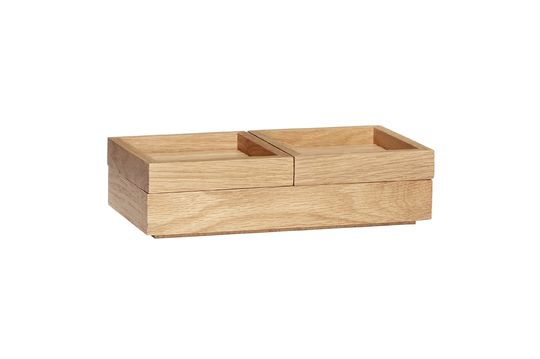 Aufbewahrungsbox aus Holz Agraffe