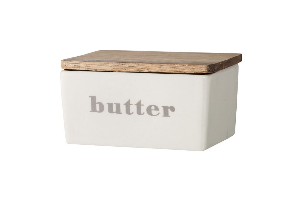 Eine nüchterne und elegante Butterdose