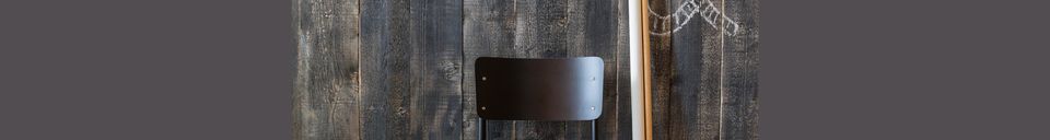 Materialbeschreibung Back To School Stuhl grau