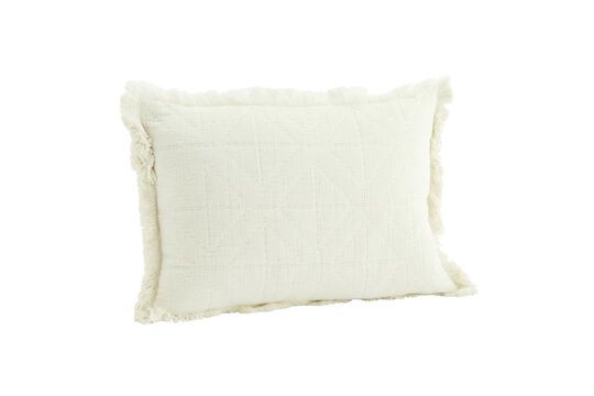 Baumwollkissenbezug Off-White Quilt ohne jede Grenze