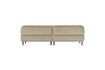 Miniaturansicht Beigefarbenes 4-Sitzer-Sofa aus Velours Lloyd 4