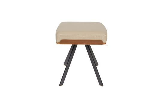 Beiger Pouf aus PU-Leder Frie ohne jede Grenze