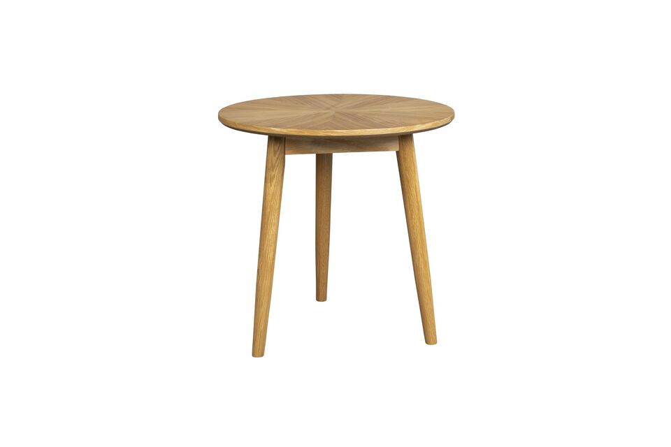 Beistelltisch aus braunem Holz Fabio White Label