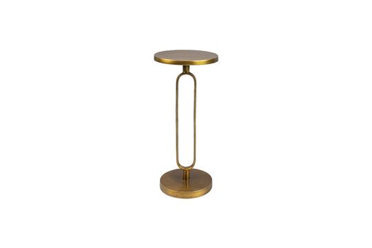 Beistelltisch aus goldfarbenem Aluminum Sandook