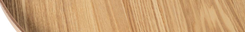 Materialbeschreibung Beistelltisch aus Holz in Beige Mesa