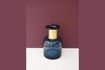 Miniaturansicht Blaue Flaschenvase Pharmacie mit goldenem Hals 4