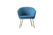 Miniaturansicht Blauer Sessel Thenay aus Polyester 3