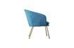 Miniaturansicht Blauer Sessel Thenay aus Polyester 5