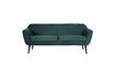 Miniaturansicht Blaues 3-Sitzer-Sofa aus Velours Rocco 1