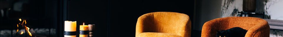 Materialbeschreibung Bouclé-Sessel camel Porterville