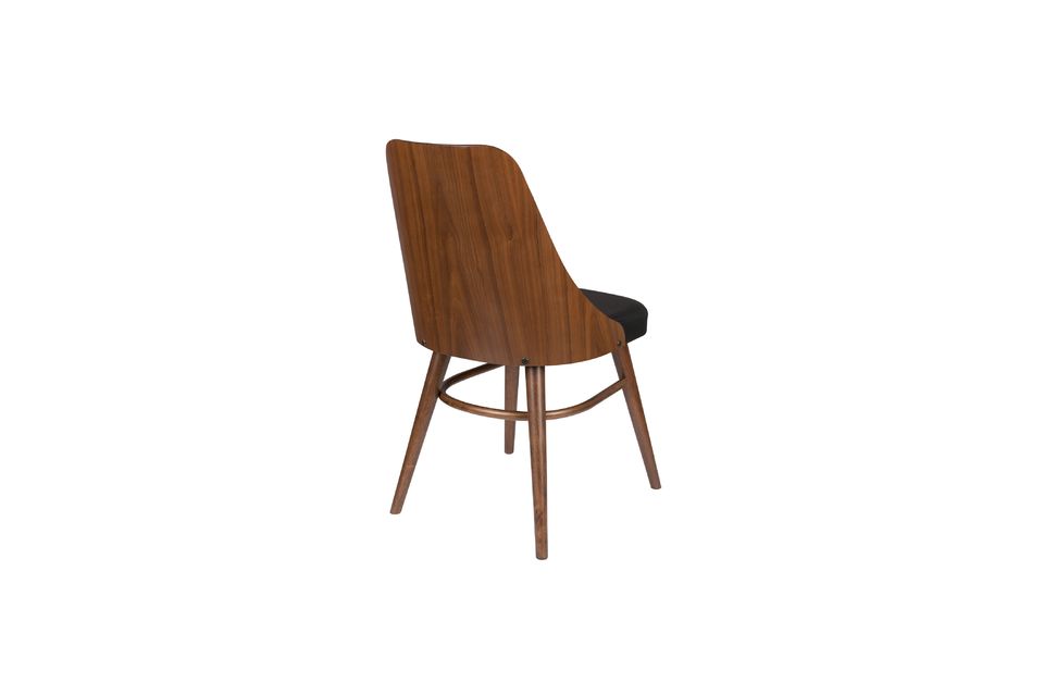 Braun und schwarzer Stuhl Chaya - 9