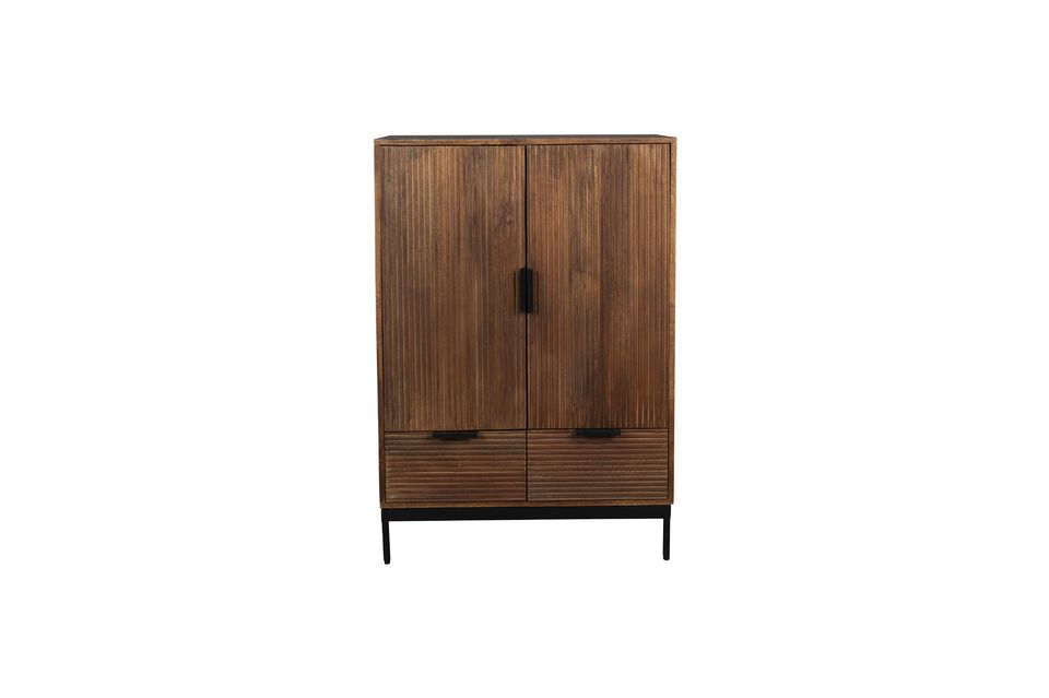 Braune Holzkommode Saroo - 9