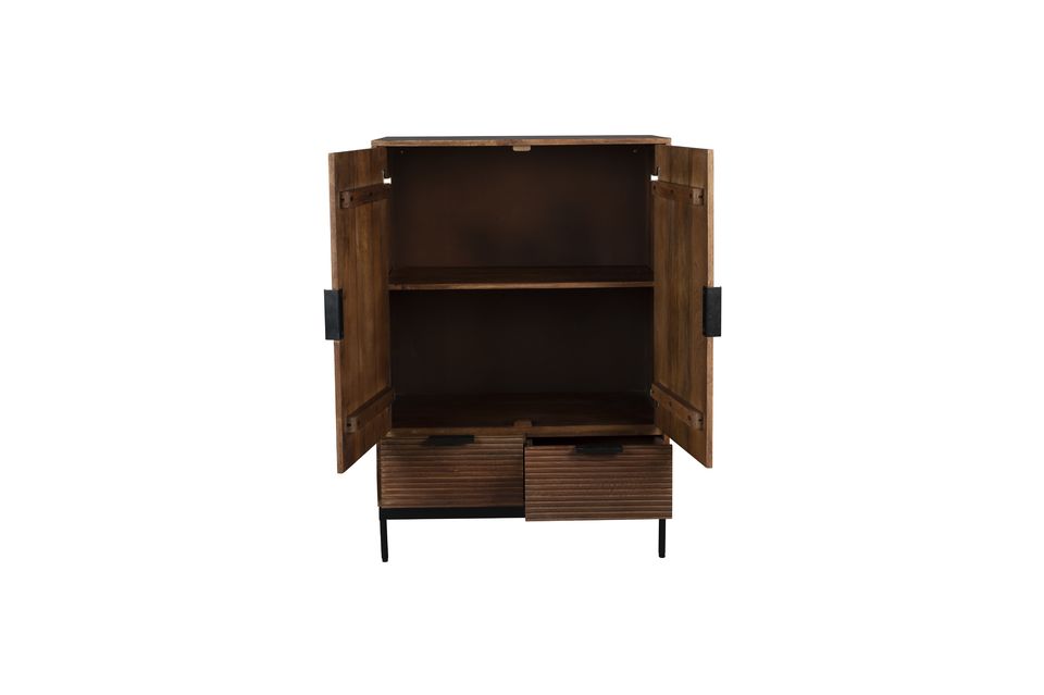 Braune Holzkommode Saroo - 10