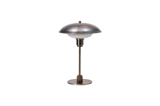 Braune Metall-Tischlampe Boston