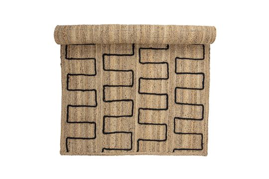 Brauner Jute-Teppich Dell