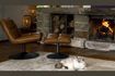 Miniaturansicht Brauner Vintage-Hocker Bar 12