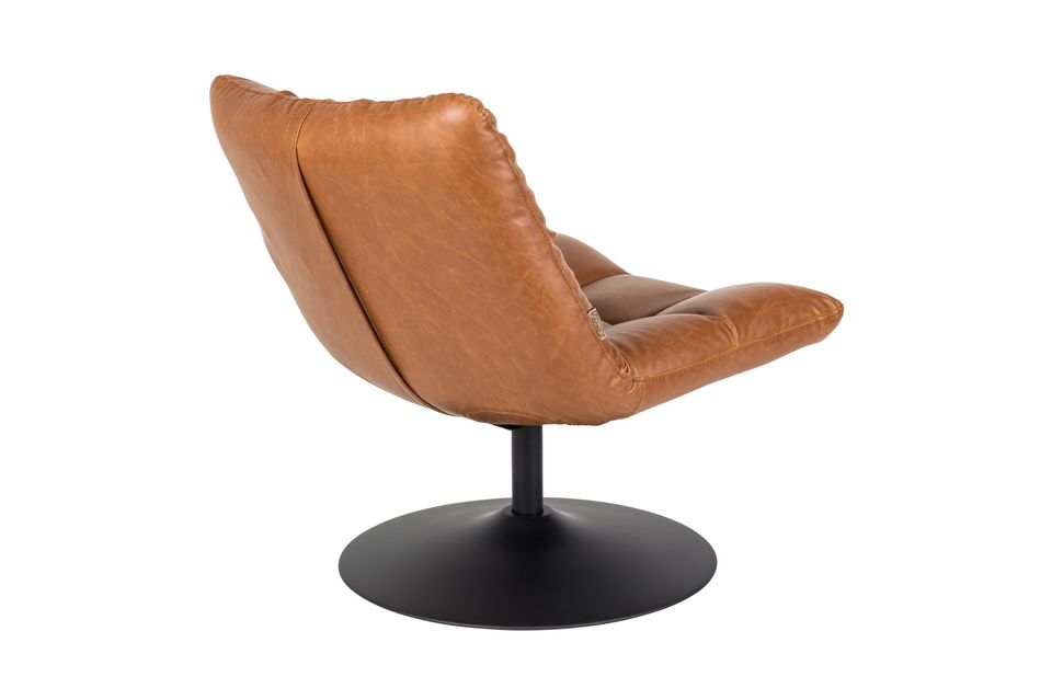 Brauner Vintage-Loungesessel Bar - 15