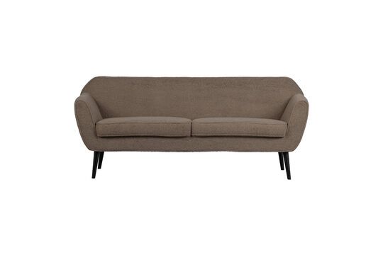 Braunes 2-Sitzer-Sofa aus Stoff Rocco ohne jede Grenze