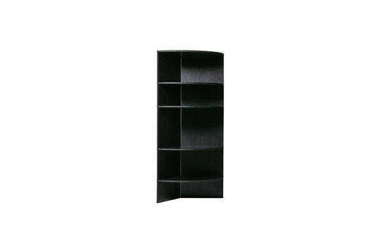 Bücherregal aus Holz schwarz Trian