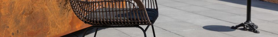Materialbeschreibung Cantik-Sessel aus synthetischem Rattan