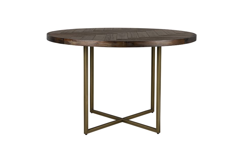 Class runder Holztisch in braun DutchBone