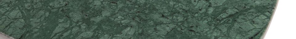 Materialbeschreibung Couchtisch aus grünem Marmor Fola