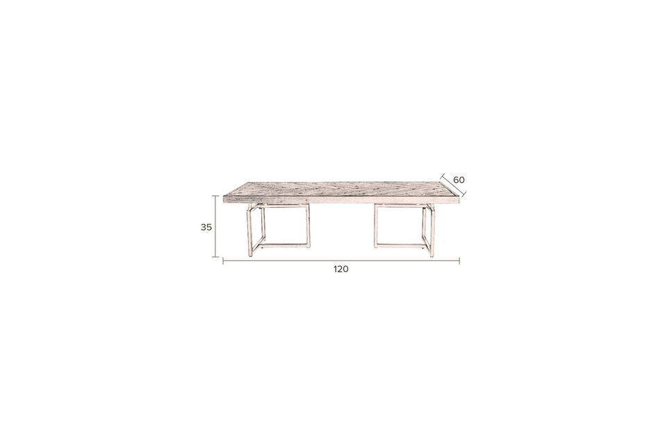 Die großzügigen Maße von 120 cm Länge