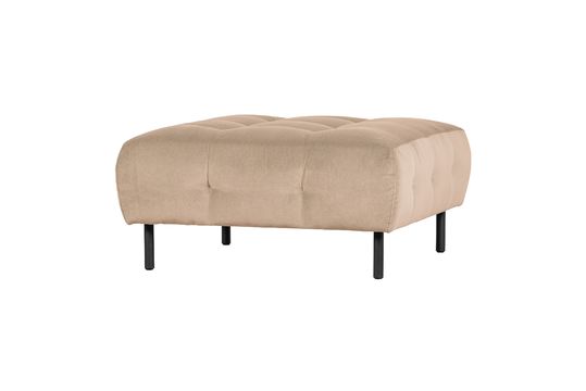 Cremefarbener Sitzsack aus Velours Lloyd