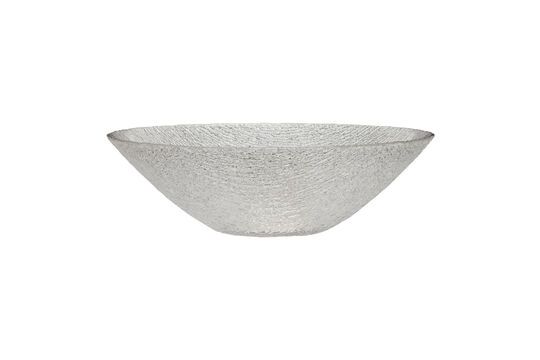 Durchsichtige Glasschüssel Fuyu Größe L