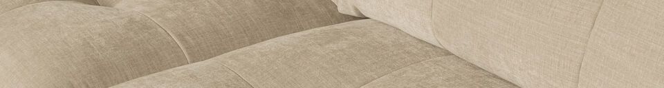 Materialbeschreibung Ecksofa links in Stoff beige Bar