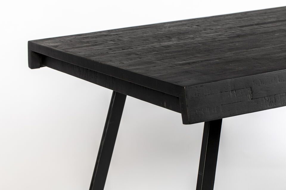 Seine schwarze Farbe verleiht ihm einen modernen und raffinierten Touch
