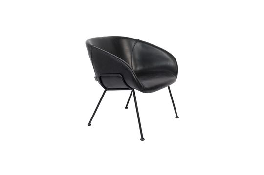 Festoon Lounge-Stuhl schwarz